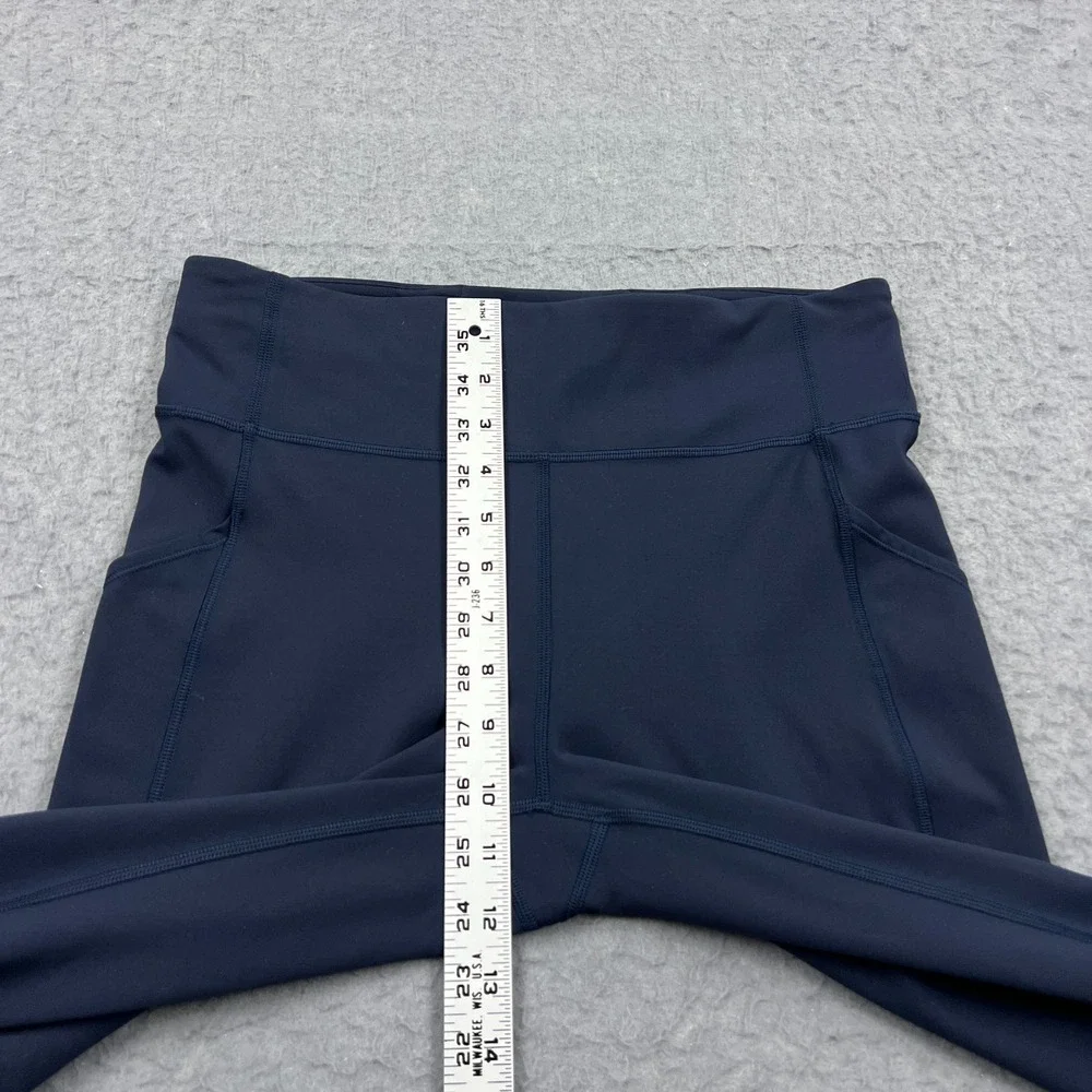 Lululemon Invigorate High-Rise Tight 25" Womens 10 Iron Blue Everlux Pant W5CQFS - Picture 6 of 12